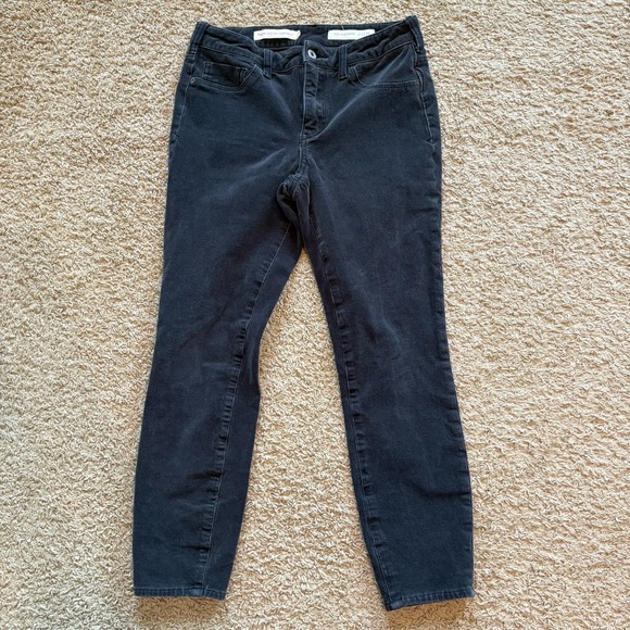 Pilcro Other - Pilcro And The Letterpress High Rise Skinny Corduroy Pants Womens 28x24 Gray